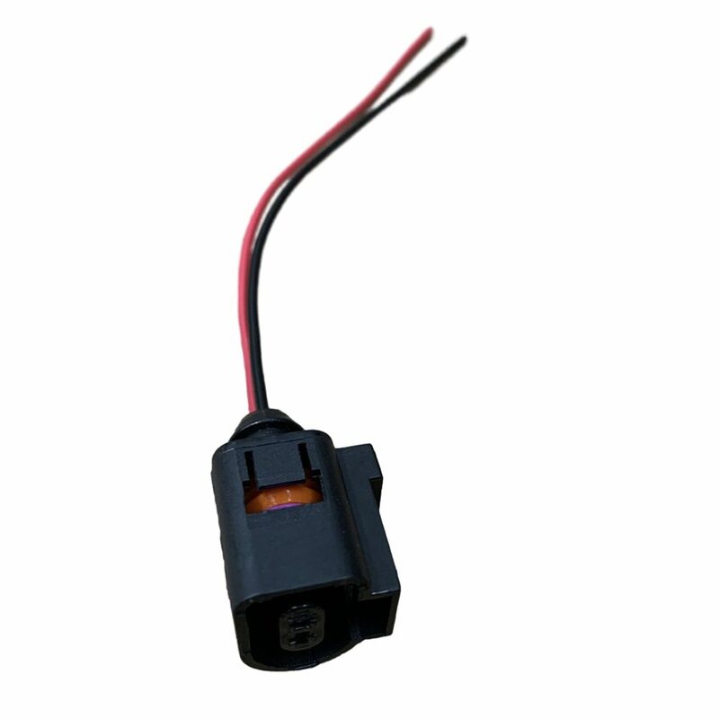 Plug Sensor de Temperatura com Plug Pigtail, Preto, Plástico ABS, Ambiente metálico, 6RD820535, 8Z0820535