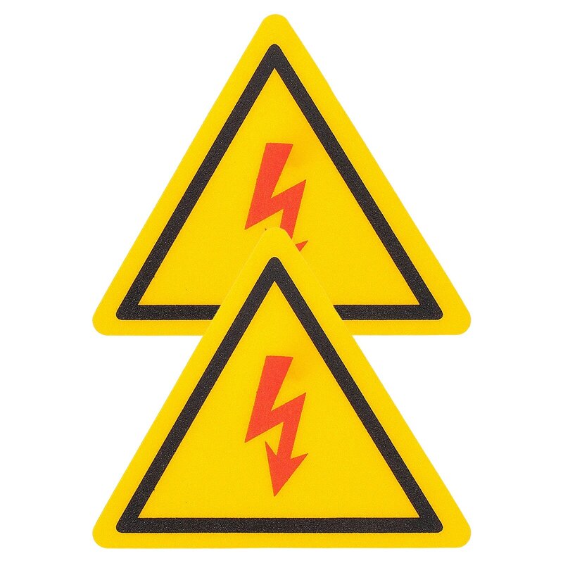2 шт., наклейки с логотипом, предупреждение о высоком напряжении