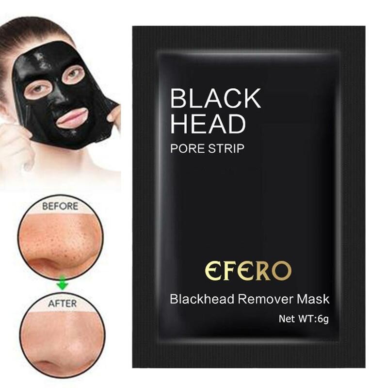 Mascarilla facial negra para eliminar puntos negros, máscara para eliminar acné, maquillaje, belleza, limpieza de puntos negros, 2023