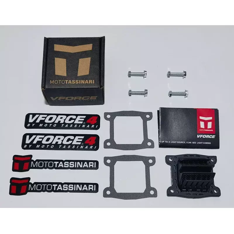 Vforce 4 v4145 Racing Carbon Reed Ventil Kit für Yamaha Blaster ATV V4145 YFS200 YFS 200 und DT 200R Motorräder Schilf