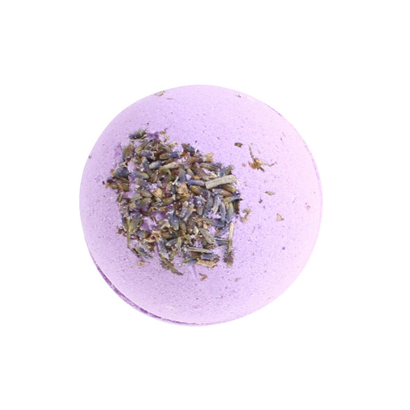 Vreugdevolle Lavendelbad Etherische Olie Gedroogde Bloemen Schoon Zilveren Dame Exploderende Zoutballen