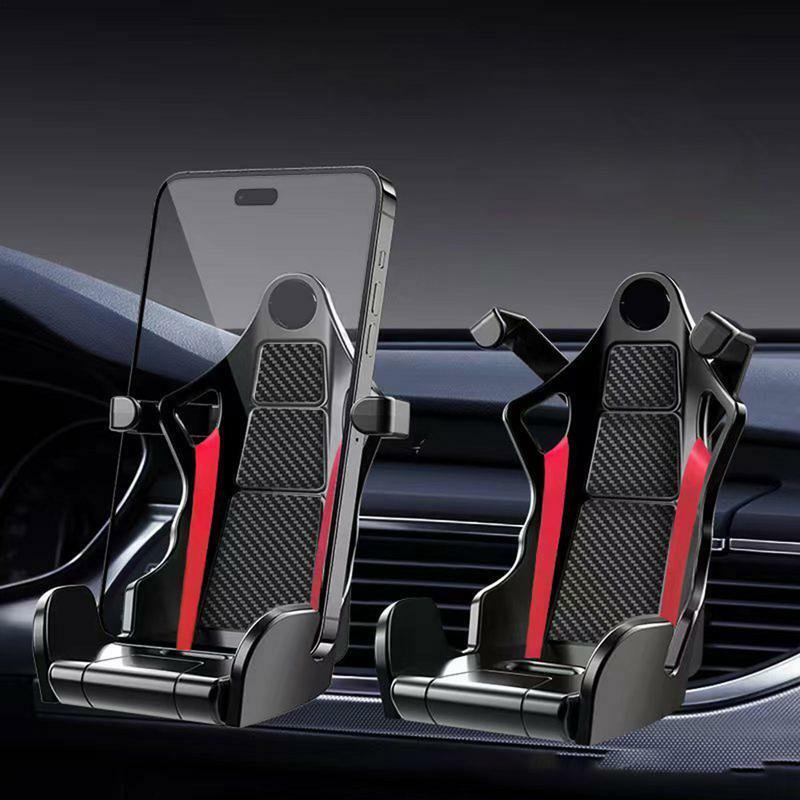 Giá đỡ điện thoại trên ghế đua ô tô Thiết kế sáng tạo Lỗ thông hơi định hướng ô tô Giá đỡ giá đỡ điện thoại trên ghế Hỗ trợ giá 