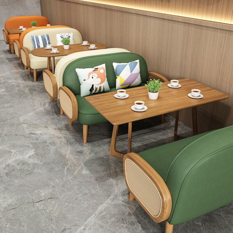 Meja kopi restoran perabotan Modern meja kopi lantai kayu bulat aksen minimalis mewah mebel Modern