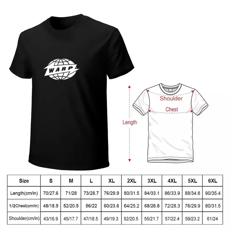 [Hoge Kwaliteit] Warp Records (Witte Versie) T-Shirt Hippie Kleding Plus Maten Sublieme Heren Grafische T-Shirts Grappig