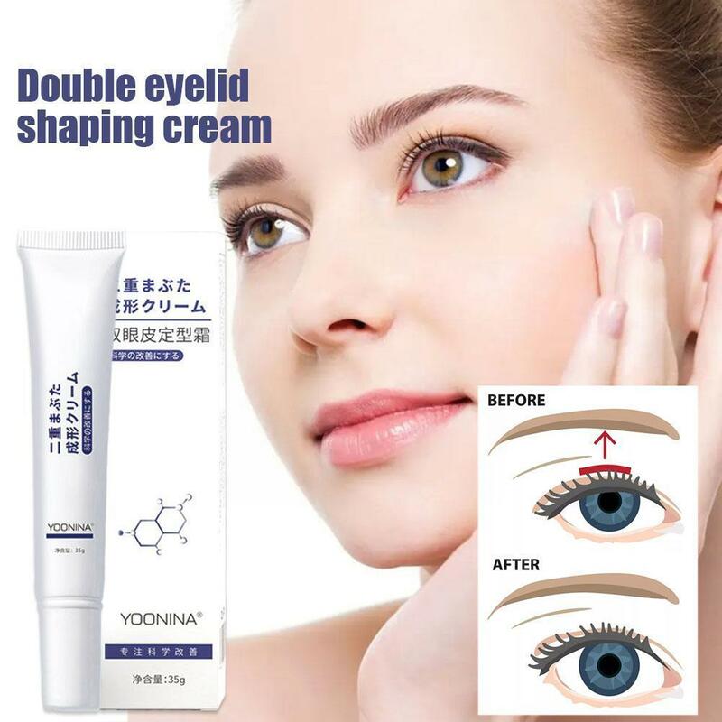 Double Eyelid Shaping Cream, Sem Costura, Invisível, Ferramentas Longas, Profissional Durável, Impermeável, Prático, J2B2, 1Pc