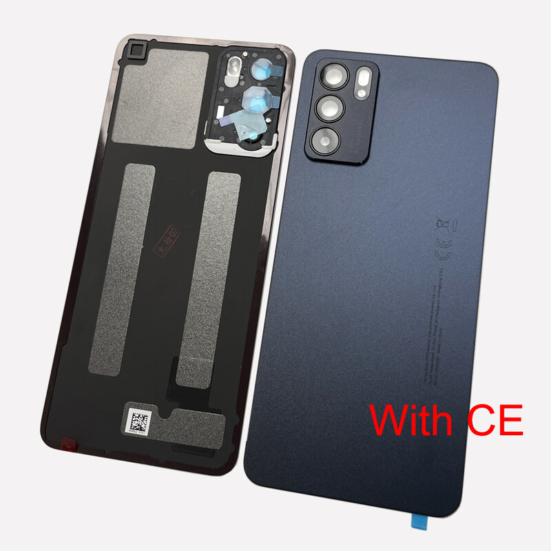 Original Back Glass For Oppo Reno6 5G Back Battery Cover Rear Reno 6 Door Housing Case PEQM00, CPH2251 Replacement Parts
