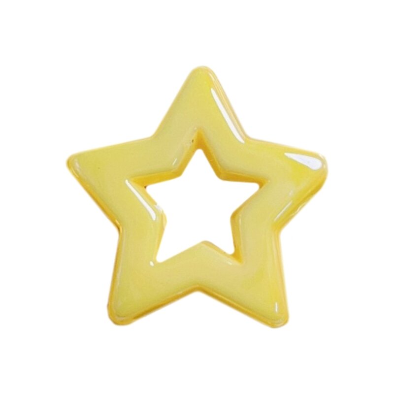 Elegante ciondolo a forma stella cava che crea pendenti Pendenti a stella piccola Ciondolo per gioielli in materiale acrilico