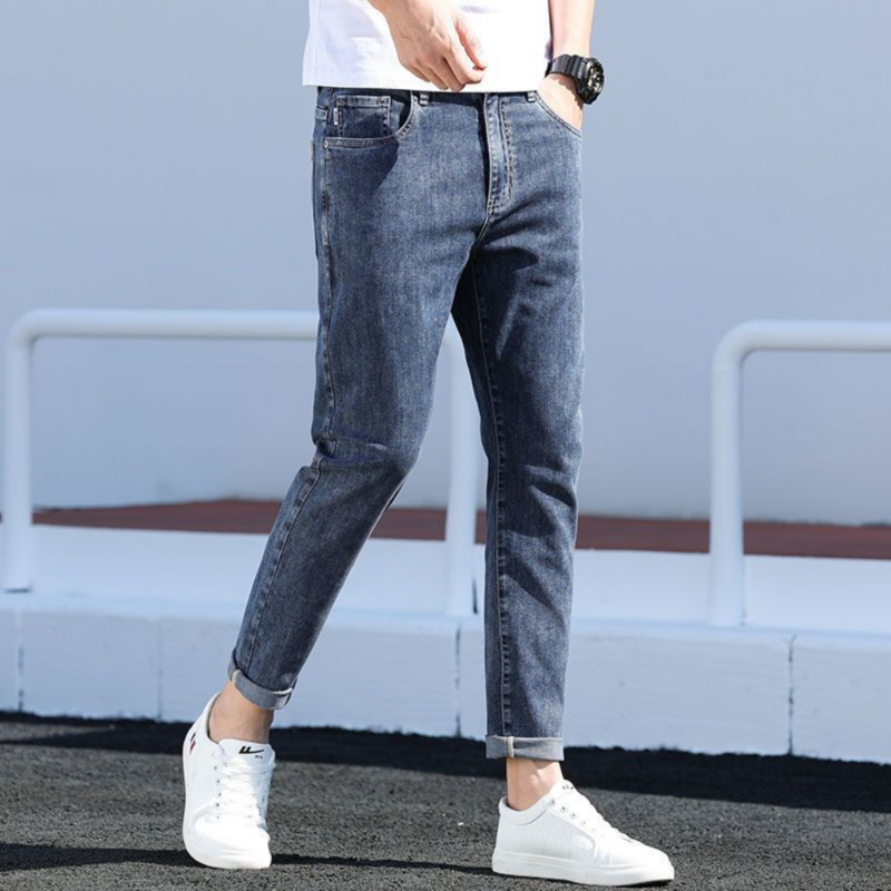 2023 Marke Männer Jeans Slim Fit Skinny Denim Jeans Designer elastische Straight Jeans Stretch hose Jeans für Männer Pantalones