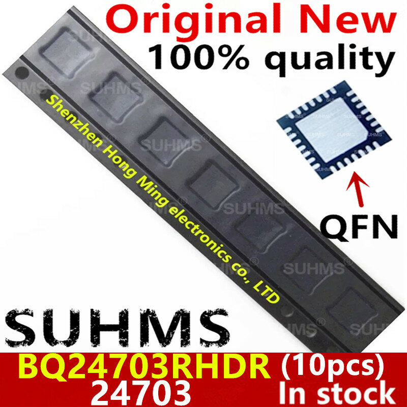 (10 Buah) 100% New BQ24703RHDR BQ24703 24703 QFN-28 Chipset