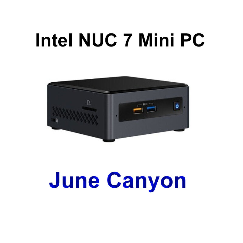 Intel NUC7 Mini Chủ Tháng 6 HẺM NÚI NUC7CJY Celeron J4005 9th Thế Hệ DDR4-2400 Nhẹ