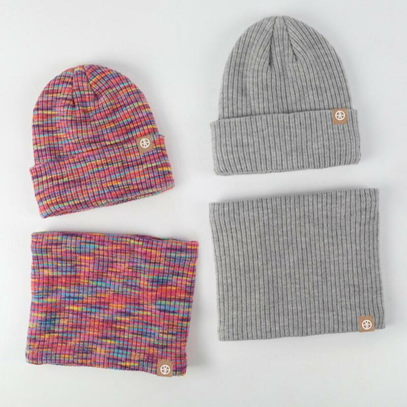 Conjunto de guantes de punto para niños, accesorios de invierno para niños, sombrero, bufanda, conjunto de guantes, suave y cálido para ciclismo