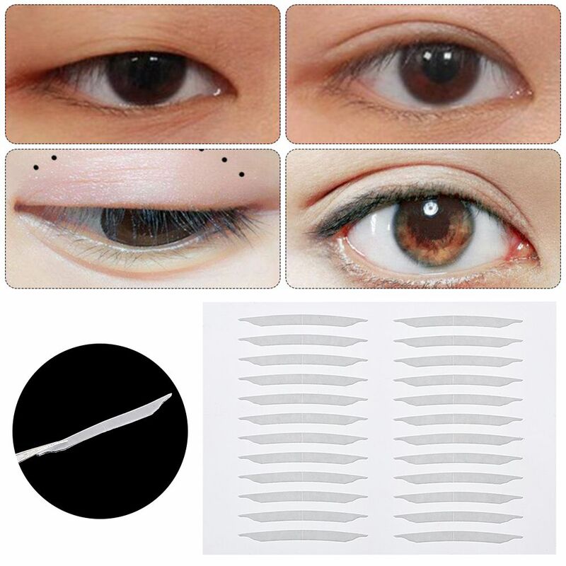 240Pairs Beauty Big Eyes Make up tool Medical Adhesive Invisible Eyelid Sticker Eyelid Tape Double-fold Eyelid