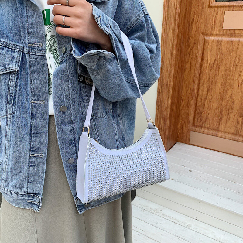 Модные женские сумки на одно плечо, повседневные женские маленькие кошельки в горошек, Элегантные Сумки из искусственной кожи с ручками