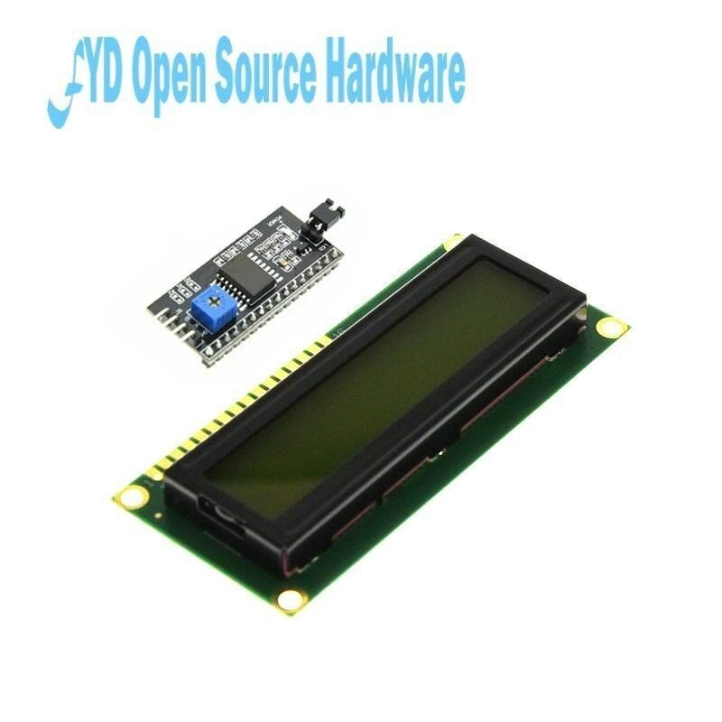 Modul LCD 1602A / 2004A / 12864B Modul Display LCD Tampilan Layar Kuning-hijau Biru IIC/I2C 5V UNTUK Arduino