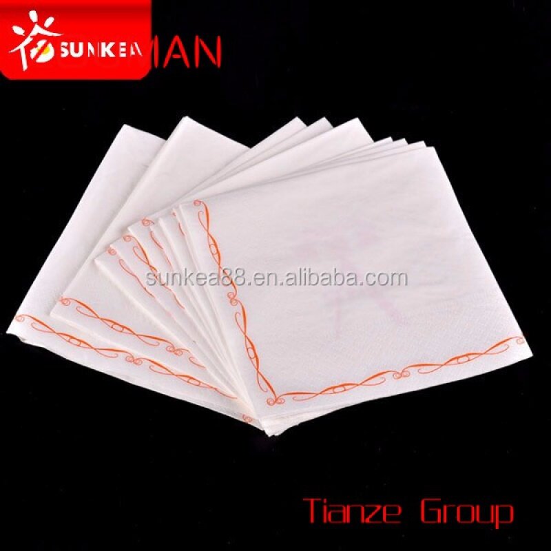 Niestandardowe papierowa chusteczka z nadrukiem do składania tkanek stołowych