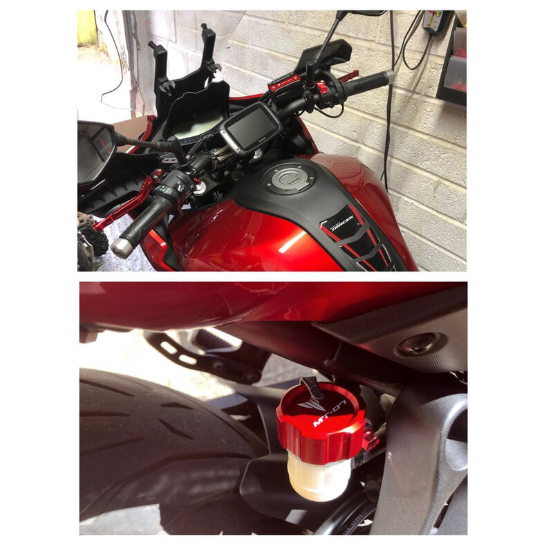 Аксессуары для Yamaha MT07 2021 2022 MT 07 FZ07 2014-2023 2019 мотоциклетная Передняя Задняя Тормозная жидкость резервуар Крышка масляная крышка двигателя