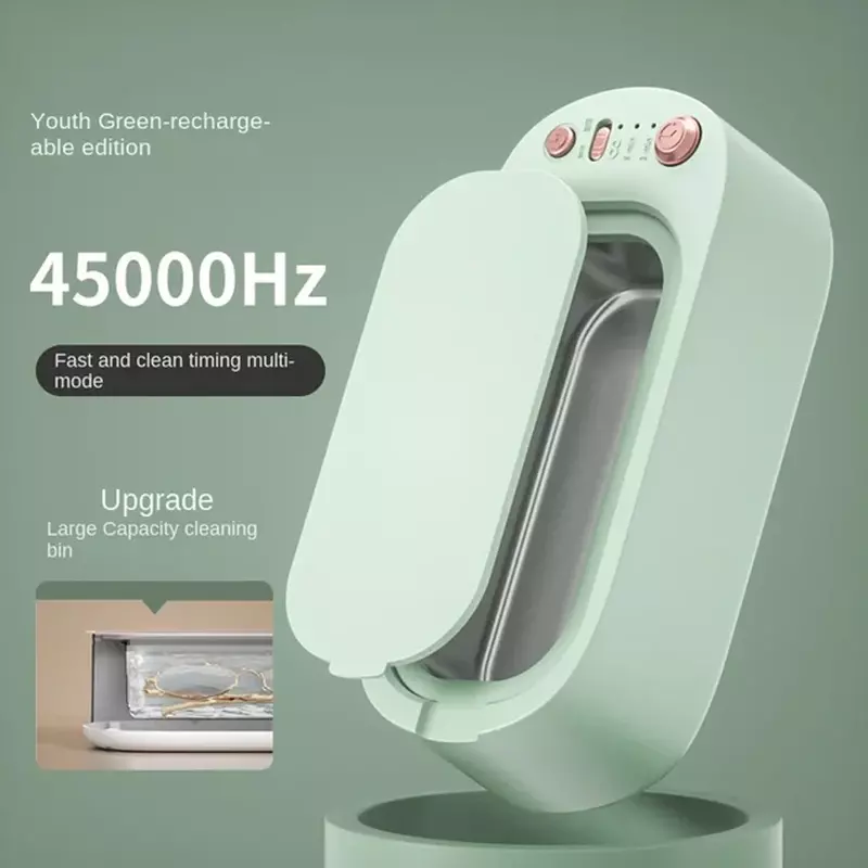 Ultrasonic Glasses High-frequency Vibration Cleaning Machine Electric 3 Gear Jewelry Watch Multi Function TimingCleaning Machine