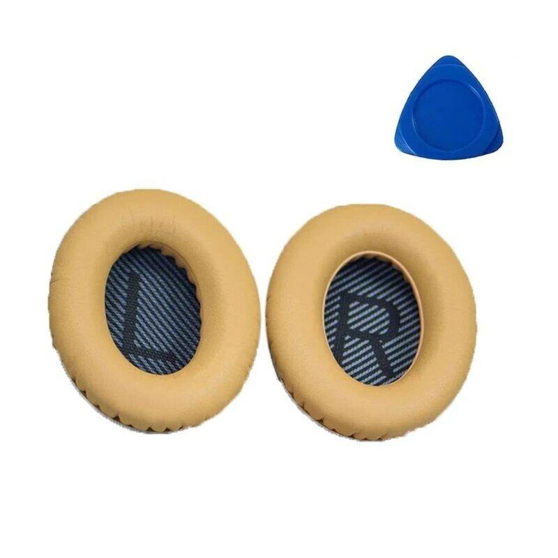 Almofadas para fones ouvido, mais grossas, para qc15 qc25 qc2 qc35, respiráveis, melhoram a qualidade do som e o conforto