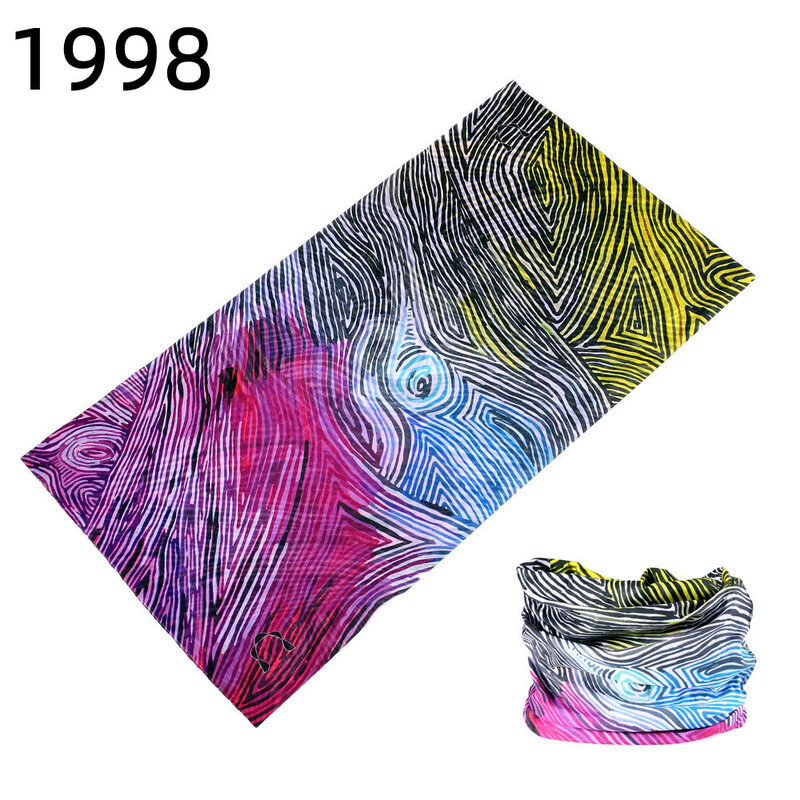Походный шарф в стиле цветов, Женская двусторонняя бандана, тюрбан, повязка на руку, волшебные шарфы, повязка на голову для велоспорта на открытом воздухе