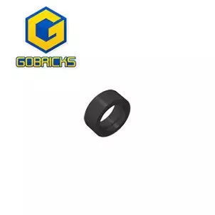 Gobricks-neumático plano de GDS-1482, neumáticos bajos y estrechos de 14,58x6,24-15x6mm, compatible con lego 4733, juguetes para niños, bloques de ensamblaje