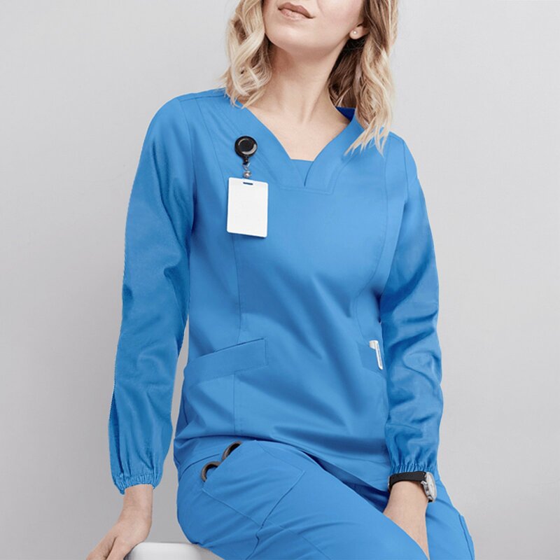 Neueste Frauen Peelings Großhandel Operations saal Uniform Krankenhaus klinische Arbeits kleidung Kleidung chirurgische Arbeits kleidung