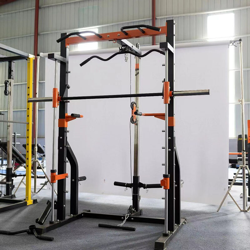 Equipo de gimnasio multifuncional, máquina de entrenamiento integral para el hogar, Smith