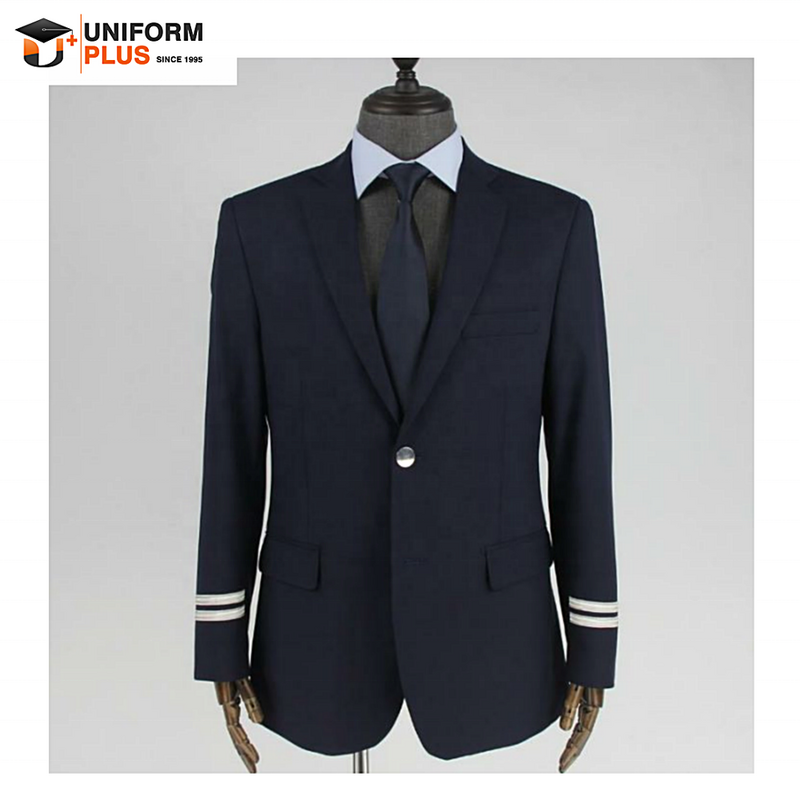 2023 Custom fashion new design air pilot stewardess hostess cabin crew flight attendant airlines uniforms