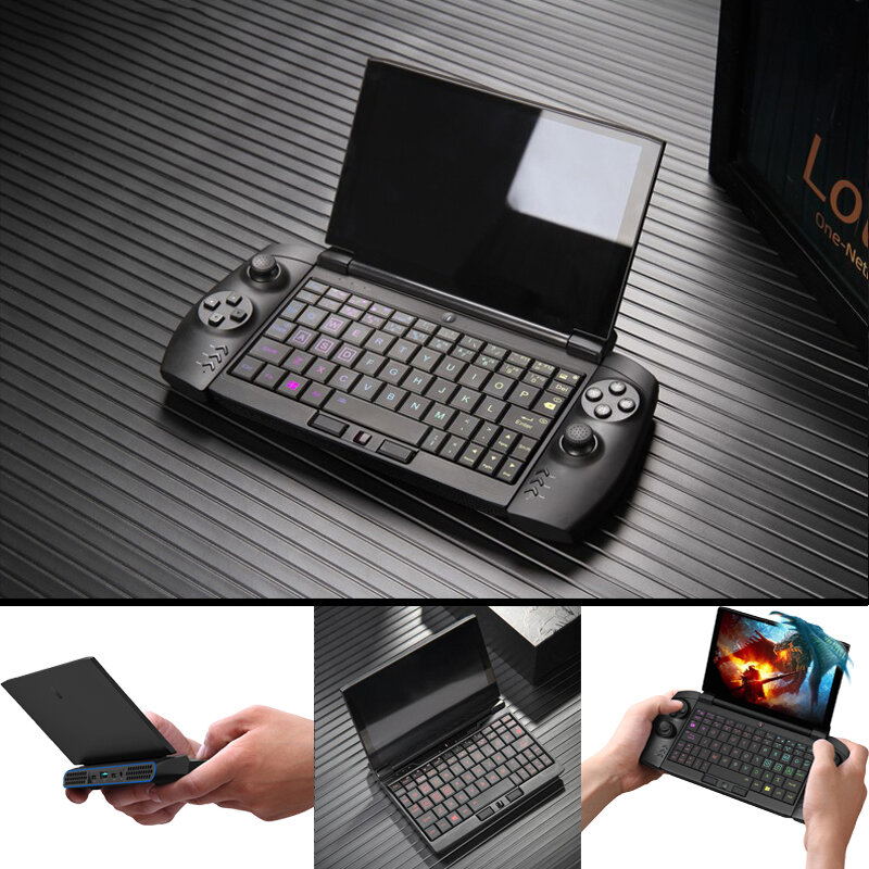 Мини-ПК OneGX, портативный компьютер, 7 дюймов, 16 + 512 Гб SSD, SIM, 4G, Wi-Fi