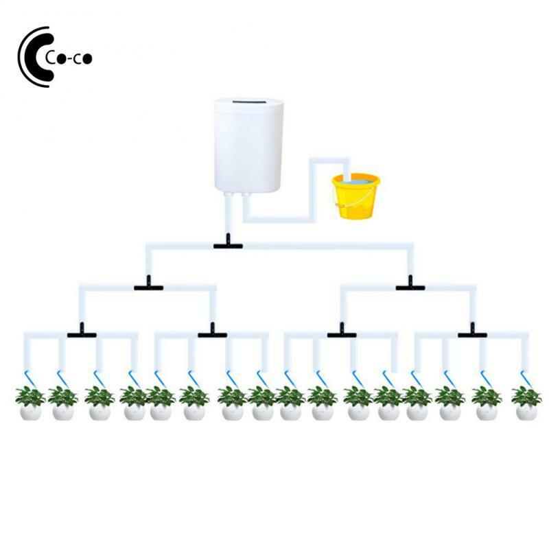 Pengatur waktu irigasi otomatis, pompa air pintar pengontrol air taman pengatur waktu penyiraman