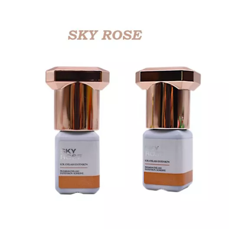 2/5/10 Bottles New SKY ROSE Glue For Eyelash Extension Fast Drying Korea False Lash Glue 5ml Individual Makeup Tools Wholesale