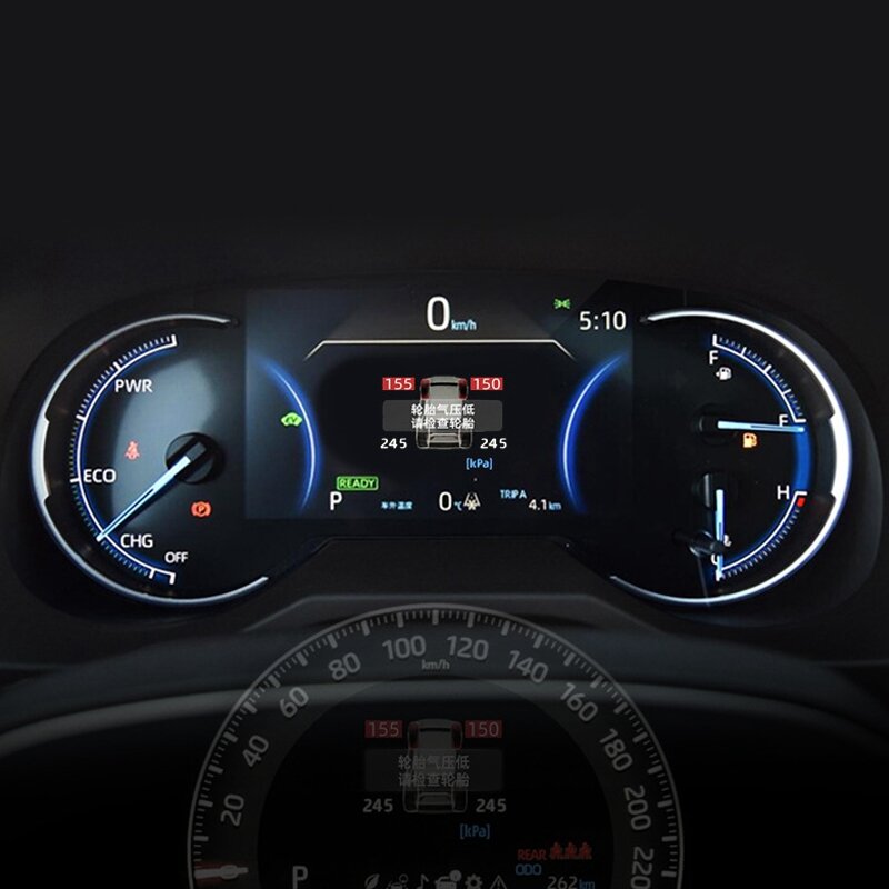 Display digital LCD Dash Board para carro, sistema de monitoramento de pressão dos pneus, TPMS, 2019, 2020
