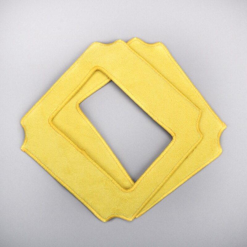 4Pcs Mops for Robot Window Cleaner for Win660 / RL880 /RL1188 Glass Cleaner,4Pcs Yellow Mops
