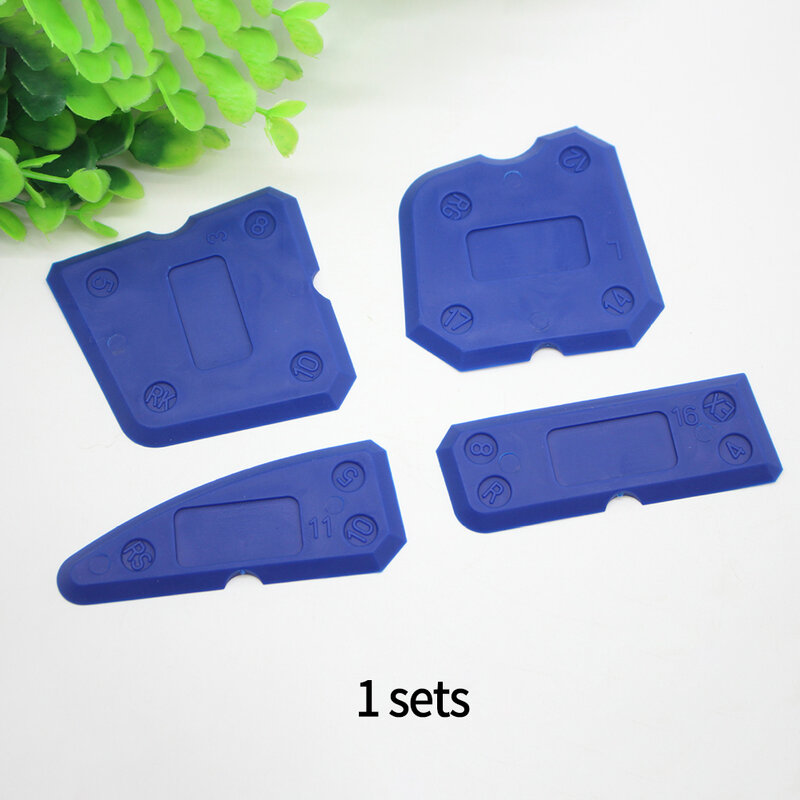 High Quality Home Kitchen Remove Sealant Tools Applicator Tool Plastic Reusable Silicone Applicator Smooth 1 Sets