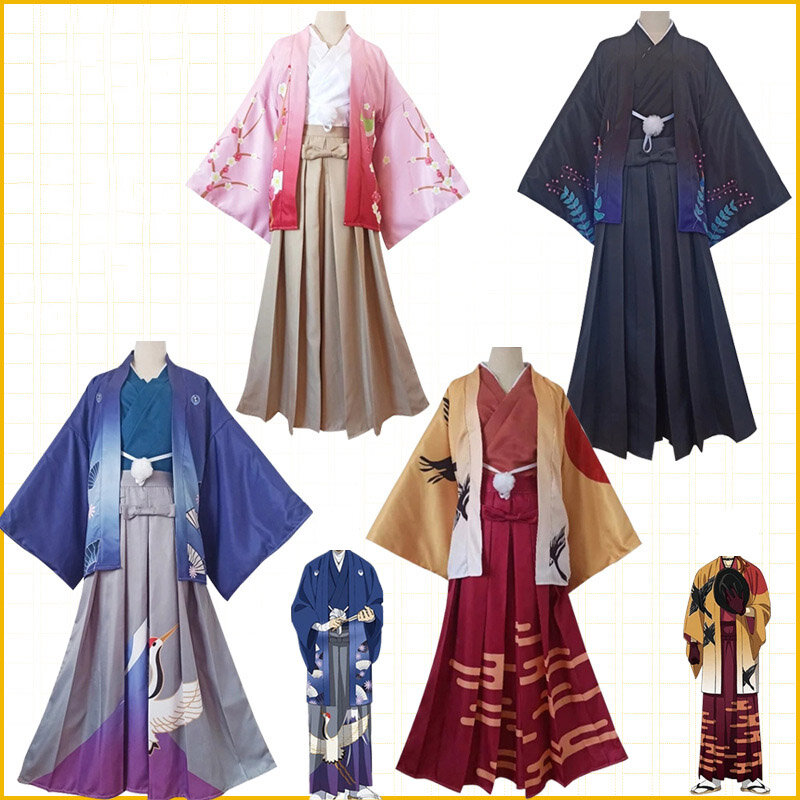 Anime Dazai Osamu Nakahara Chuuya Nakajima Atsushi Ryunosuke Akutagawa Cosplay Costume Men Women Kimono Anime Suit Outfit
