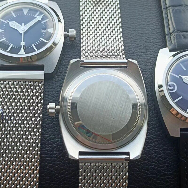 Relógio de pulso automático exclusivo para homens, relógios judaicos exclusivos, letras hebraicas, relógios masculinos, movimento japonês, horas mecânicas