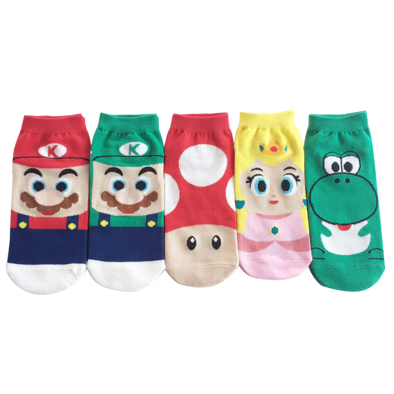 Super Mario Bros gra Cartoon Odyssey Yoshi Anime skarpetki figurki zabawki chłopcy Cosplay dzieci Kawaii urodziny zabawka na boże narodzenie prezent