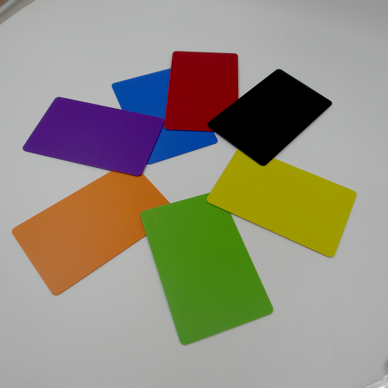 10 шт., бесплатная доставка, разноцветные пластиковые открытки из ПВХ с матовой отделкой, 13,56 МГц