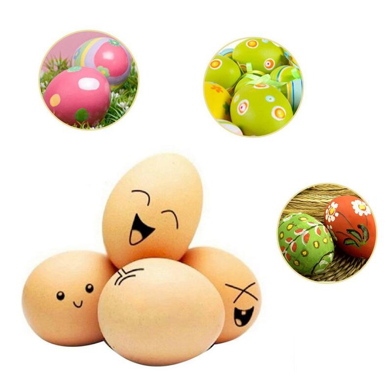 Huevo falso para niños, gallina, aves de corral, broma, huevos de plástico, decoración de fiesta, juguete novedoso DIY
