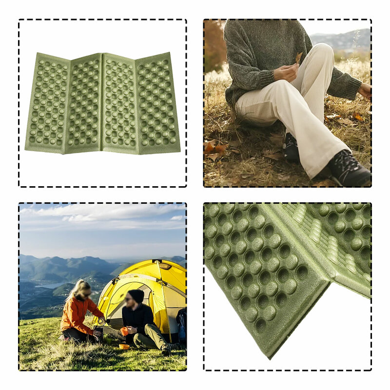 1 Pc pieghevole da campeggio all'aperto cuscino a prova di umidità sedile cuscino XPE tappetino per sedia portatile borsa pieghevole per cuscino impermeabile