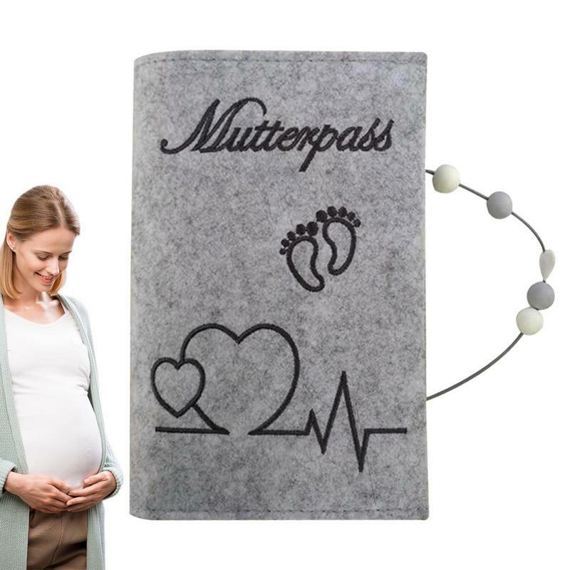 女性のための妊娠オーガナイザーフェルト、コンパートメント付きマタニティバッグ、将来の母親と妊婦へのギフト