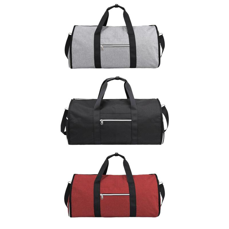 Garment Duffel Bag for Men, Tote ajustável Shoulder Strap, Travel Duffel Bag for Hiking, Holiday, Camping, Outdoor, Business