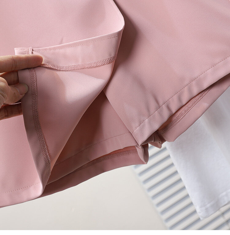 Kobiety Plus rozmiar Y2K czarny tusz krótki wysokiej talii moda 2024 nowe letnie spodenki spodnie kobiece koreańskie darmowa wysyłka odzież