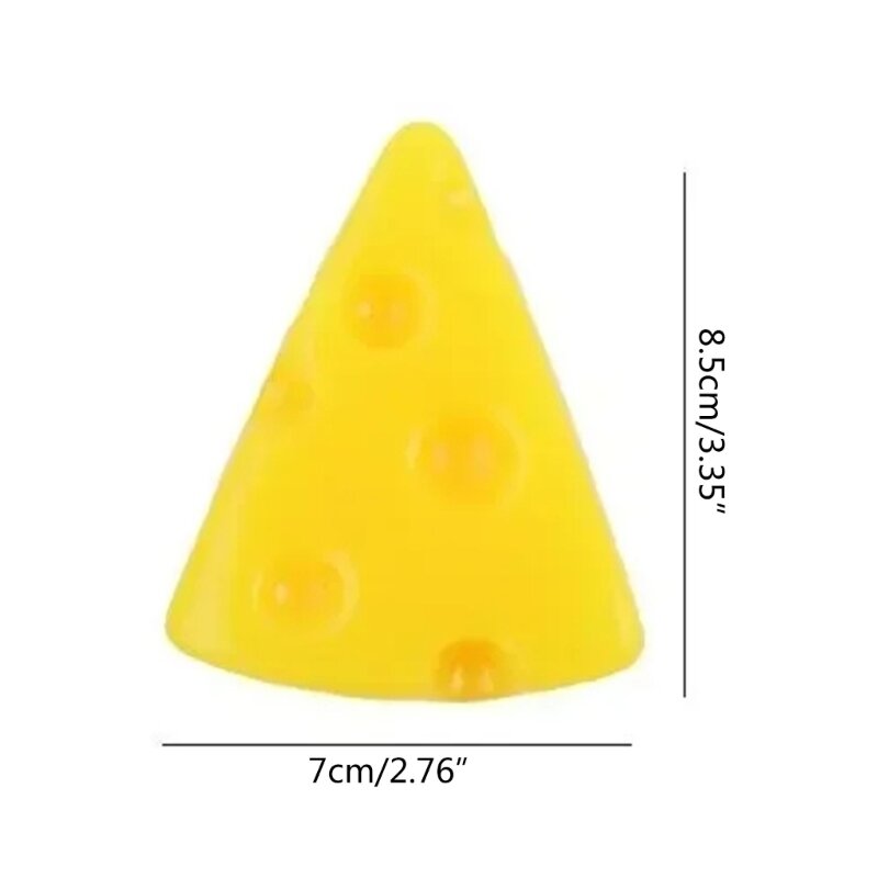 Simulação forma queijo squishy lento subindo brinquedo squishy anti estresse brinquedo alívio do estresse ano brinquedo