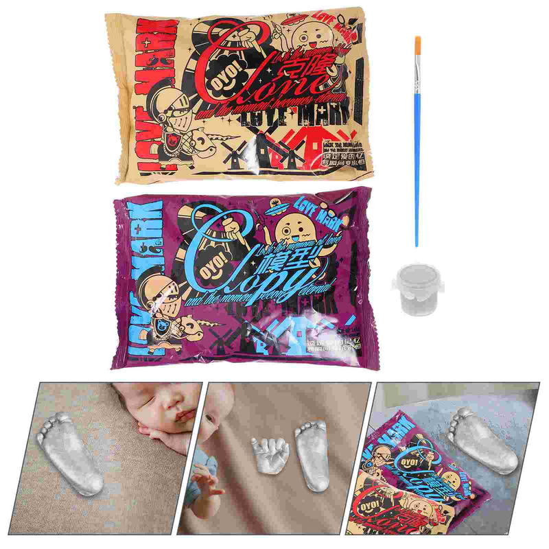 3d Gips Handafdrukken Voetafdrukken Baby Hand Voet Casting Kit Diy Aandenken Cadeau
