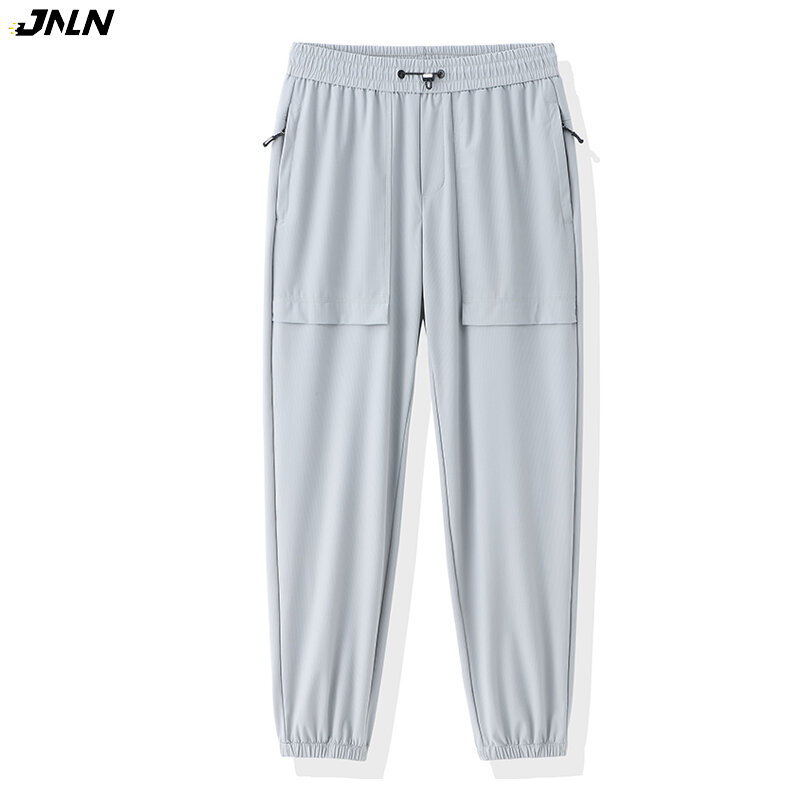 JNLN-pantalones de verano para hombre y mujer, ropa de senderismo, acampada, Trekking, escalada, elasticidad, impermeable