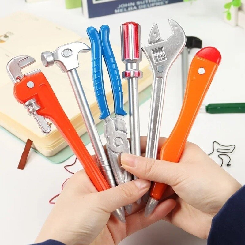 Creative Ballpoint Pens Simulation Hardware Tools Vise Hand Knife Hammer Office School Writing Supplies Stationery Learning