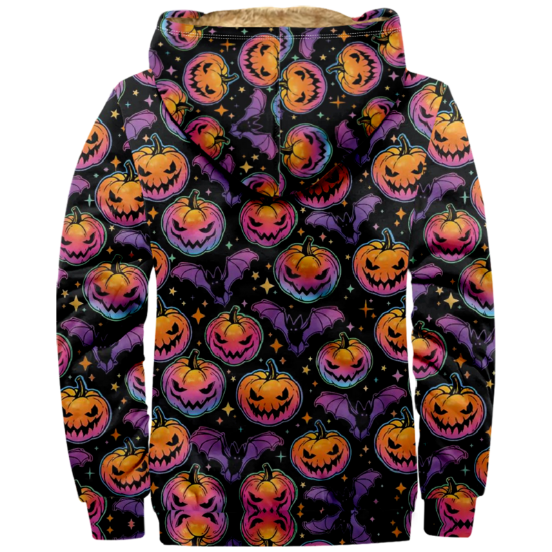 Halloween alle Halloween Tag Hoodie Männer Frauen Reiß verschluss Sweatshirt Langarm Stehkragen y2k Mode Kleidung