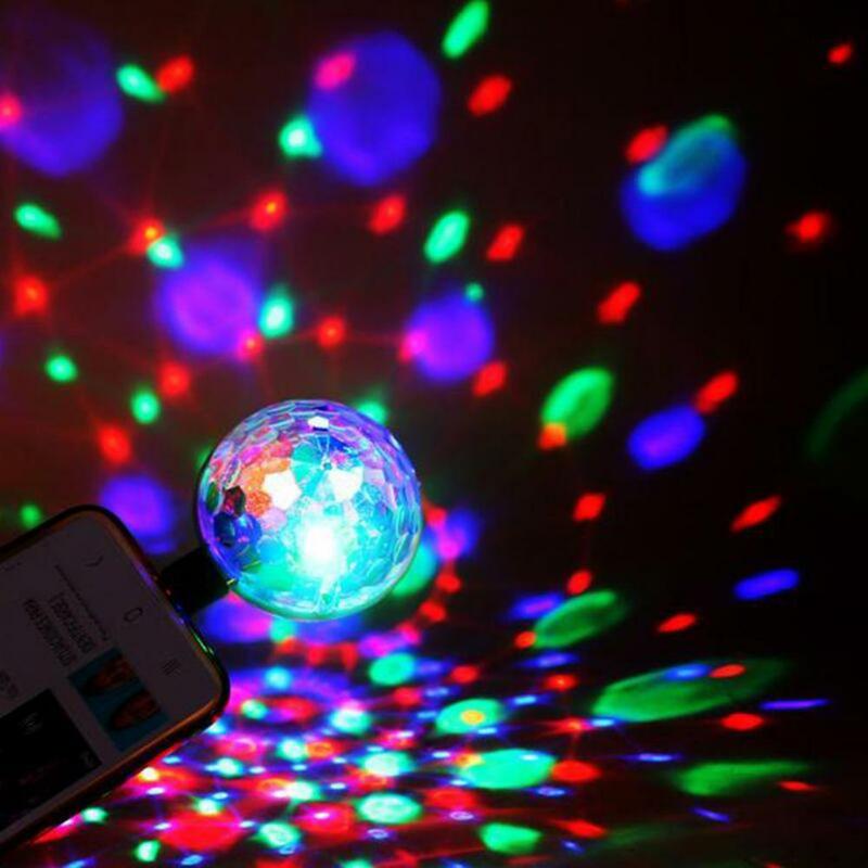 مصباح كرة الديسكو المحمول ، مستلزمات الحفلات ، إضاءة المسرح ، السطوع العالي ، العالمي ، RGB ، الديكور في نهاية المطاف