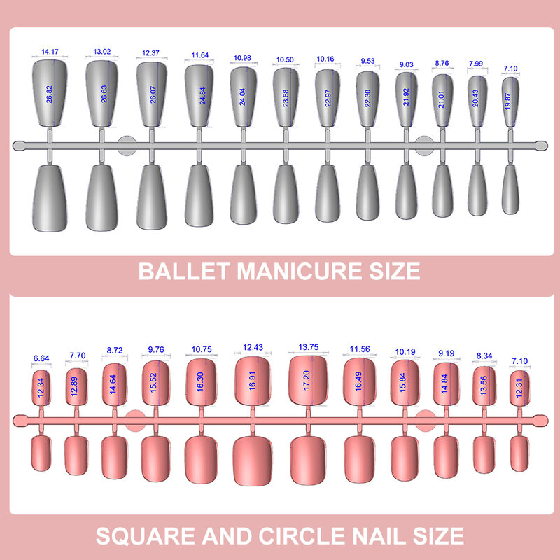 24Pcs Bowknot Press on Nails Long 3D Pearl Coffin Ballet/Square Fake Nails Full Cover Acrylic False Nails Glitter Glue on Nails