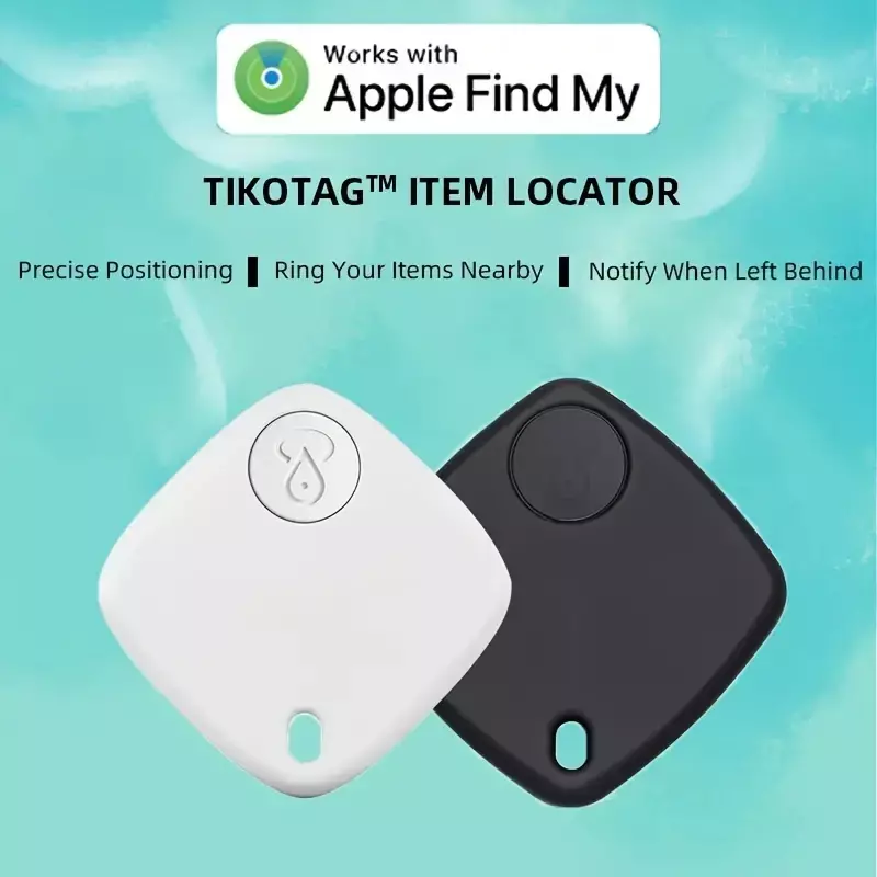 Sem fio Smart Tag Anti-Lost Alarme, Rastreador Bluetooth, Pesquisa bidirecional, Mala Key, Pet Finder, Registro de Localização, Material do telefone